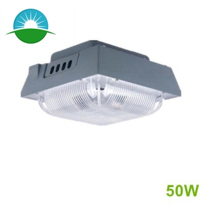 50-100W IP65 LED مظلة ضوء لمحطة الغاز
