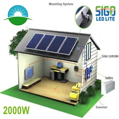 1-5KW نظام شمسي خارج الشبكة قابل للتخصيص
